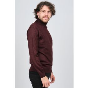 Ateş Triko 6090008 Bordo Erkek Kazak