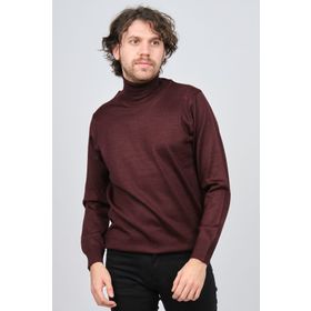 Ateş Triko 6090008 Bordo Erkek Kazak