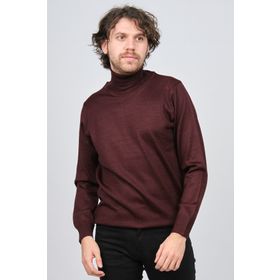 Ateş Triko 6090008 Bordo Erkek Kazak