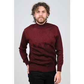 Ateş Triko 6091804 Bordo Erkek Kazak