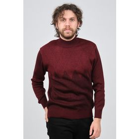 Ateş Triko 6091804 Bordo Erkek Kazak
