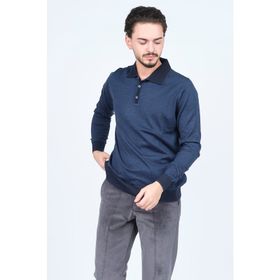 Ateş Triko 6091903 İndigo Erkek Kazak