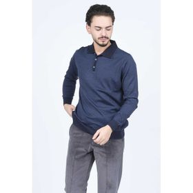 Ateş Triko 6091903 İndigo Erkek Kazak