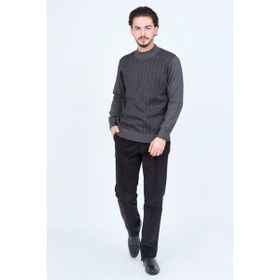 Ateş Triko 6092074 Koyu Gri Erkek Kazak
