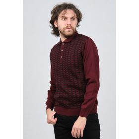 Ateş Triko 6092101 Bordo Erkek Kazak