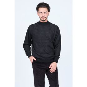 Ateş Triko 6092254 Siyah Erkek Kazak