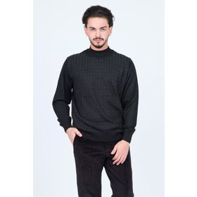 Ateş Triko 6092254 Siyah Erkek Kazak