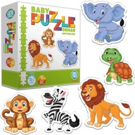 AteşTech 12 Hayvan Orman Hayvanları Baby Puzzle