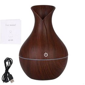 AteşTech 150 ml Led Işıklı Hava Nemlendirici Difüzör Aroma Terapi Vazo