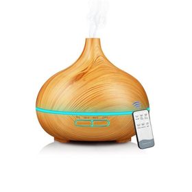 AteşTech Aroma Difüzör Gece Işığı 7 Led Nemlendirici Kumandalı Buhar Makinesi