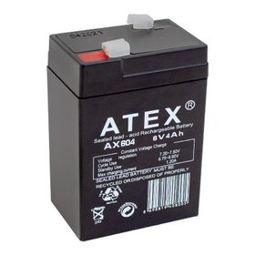 Atex 6 Volt 4 AH 70x48x101 mm Işıldak Aküsü