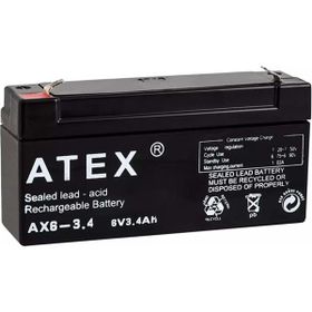 Atex 663055 AX6-3.4 6 V 3.4 Amper Yatık Akü