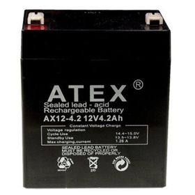 Atex AX12-4.2 12V 4.2A 90x70x101 mm Kuru Akü