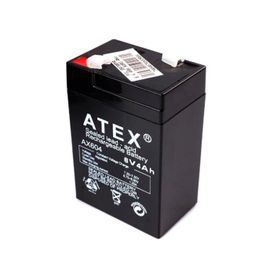 Atex AX604 6 V 4 AH Kuru Işıldak Aküsü