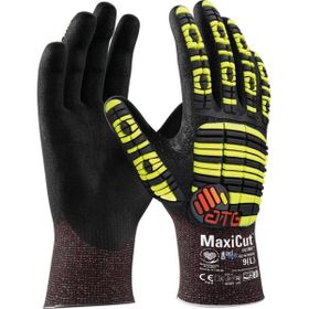 Atg Maxicut No:10 Siyah Sarı Ultra 52-6745FI Darbe Koruyu Bisiklet Eldiven