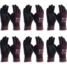 Atg Maxidry® 56-427 Fully Sarı Medium No:8 6 Çift İş Eldiveni