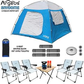 Atik Camp Argeus Skydome 5 Kişilik 3 Mevsim Kamp Çadırı
