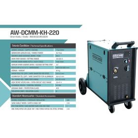 Atiker AW-DCMM-KH-250 Mig Mag Kaynak Makinesi