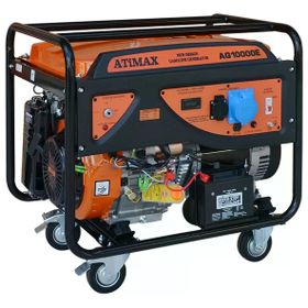 Atimax AG10000E 9 kVA Benzinli Marşlı Monofaze Jeneratör