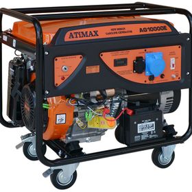 Atimax AG10000E 9 kVA Benzinli Marşlı Monofaze Jeneratör