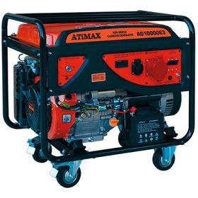 Atimax AG10000E3 9 kVA Benzinli Marşlı Trifaze Jeneratör