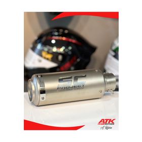 Atk Sc Project Tüp Universal Gümüş Motosiklet Egzoz