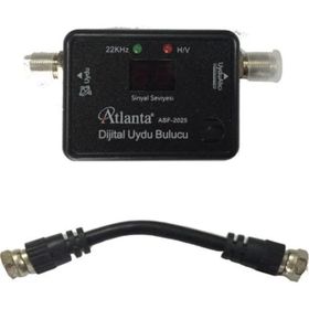Atlanta ASF2025 Dijital Uydu Bulucu + Test Ara Kablosu