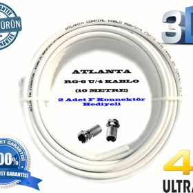 Atlanta RG6 F Konnektör