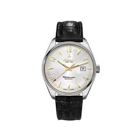 Atlantic 51651.41.25G Siyah Deri Erkek Kol Saati