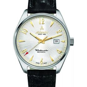 Atlantic 51651.41.25G Siyah Deri Erkek Kol Saati