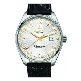 Atlantic 51651.41.25G Siyah Deri Erkek Kol Saati