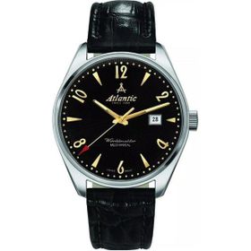 Atlantic 51651.41.65G Siyah Deri Erkek Kol Saati