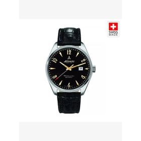 Atlantic 51651.41.65G Siyah Deri Erkek Kol Saati
