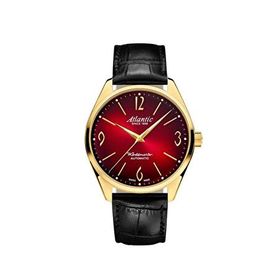 Atlantic 51752.45.99G Siyah Deri Erkek Kol Saati
