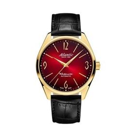 Atlantic 51752.45.99G Siyah Deri Erkek Kol Saati