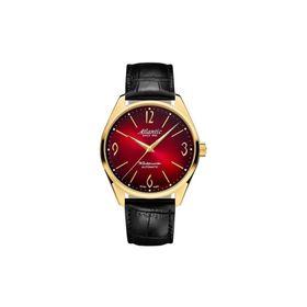 Atlantic 51752.45.99G Siyah Deri Erkek Kol Saati