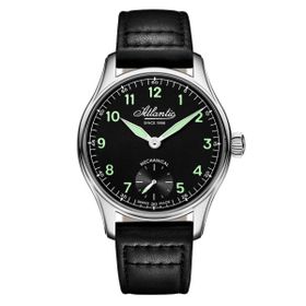 Atlantic 52952.41.63 Siyah Deri Erkek Kol Saati