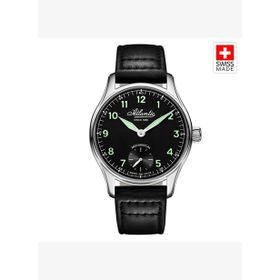 Atlantic 52952.41.63 Siyah Deri Erkek Kol Saati