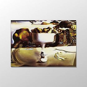 Atlantis Tablo B11866 Apparition Of A Face And Fruit Dish On A Beach Kanvas Tablo, 85x60 cm