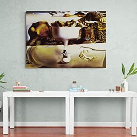 Atlantis Tablo B11866 Apparition Of A Face And Fruit Dish On A Beach Kanvas Tablo, 85x60 cm