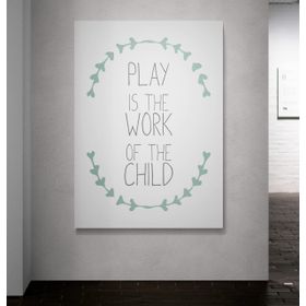 Atlantis Tablo Kbr255 Work Of The Child Kanvas Tablo, 45x75 cm