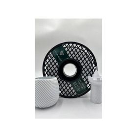 Atlas 3 Boyut Valment Premium 1.75 1 kg Beyaz Pla Siyah Filament