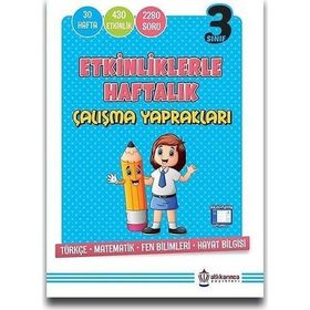 Atlıkarınca Yayınları 3. Sınıf Etkinliklerle Haftalık Çalışma Yaprakları
