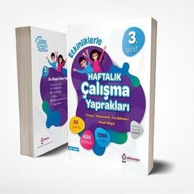 Atlıkarınca Yayınları 3. Sınıf Etkinliklerle Haftalık Çalışma Yaprakları