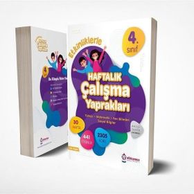Atlıkarınca Yayınları 4. Sınıf Etkinliklerle Haftalık Çalışma Yaprakları