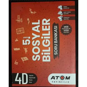 Atom 5. Sınıf Sosyal Bilgiler Aşamalı Sorula*Artı Zeka Yayınları