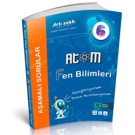 Atom 6. Sınıf Fen Bilimleri Aşamalı Sorular-Artı Zeka Yayınları