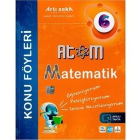 Atom 6. Sınıf Matematik Konu Föyleri-Artı Zeka Yayınları
