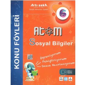 Atom 6. Sınıf Sosyal Bilgiler Konu Föyleri-Artı Zeka Yayınları