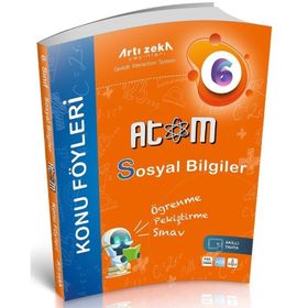 Atom 6. Sınıf Sosyal Bilgiler Konu Föyleri-Artı Zeka Yayınları